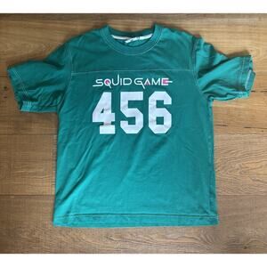 Officially Licensed Squid Game Player 456 t shirt Netflix GU collaboration Sz M